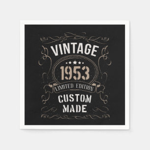 Guardanapo De Papel Edição Limitada Vintage 1953 Feito sob medida