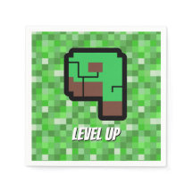Edifício Verde do Gamer Pixelado Nível 9