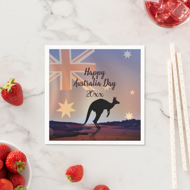 Guardanapo De Papel Editar Sinalizador de Texto Kangaroo, Coquetel do  (Insitu)