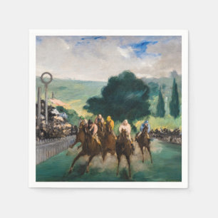 Guardanapo De Papel Edouard Manet - As Raças em Longchamp