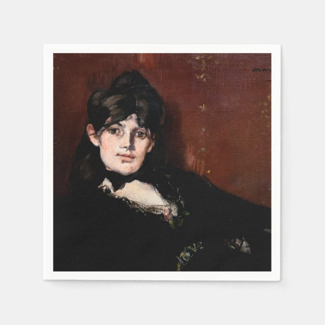 Guardanapo De Papel Edouard Manet - Berthe Morisot Reclinando (Frente)