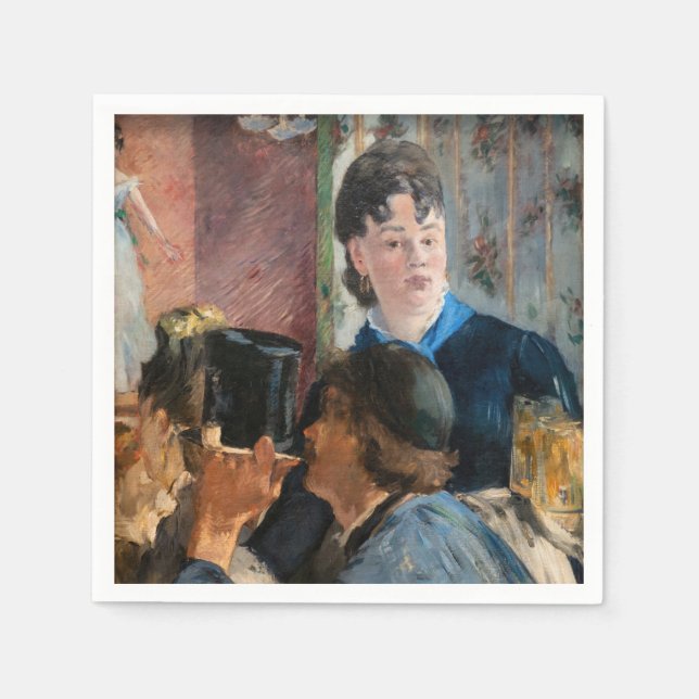 Guardanapo De Papel Edouard Manet - Cerveja Garçonete (Frente)