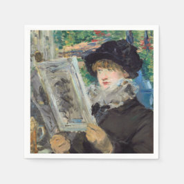 Guardanapo De Papel Edouard Manet - Leitura de Mulher