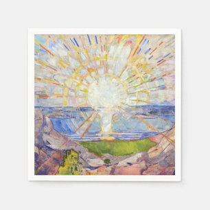 Guardanapo De Papel Edvard Munch - O Sol 1911