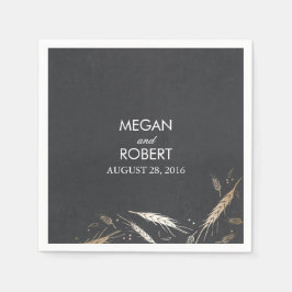 Guardanapo De Papel Efeito de folha de ouro Queda Calcário