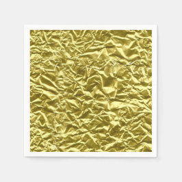 Guardanapo De Papel Efeito personalizado de folha de ouro