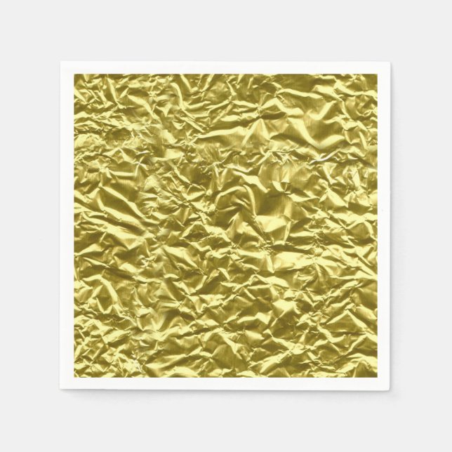 Guardanapo De Papel Efeito personalizado de folha de ouro (Frente)
