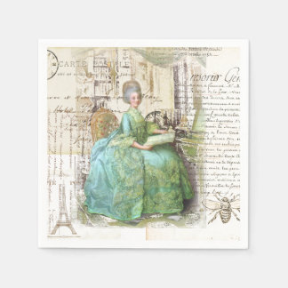 Guardanapo De Papel Éfêmera Real do século XVIII