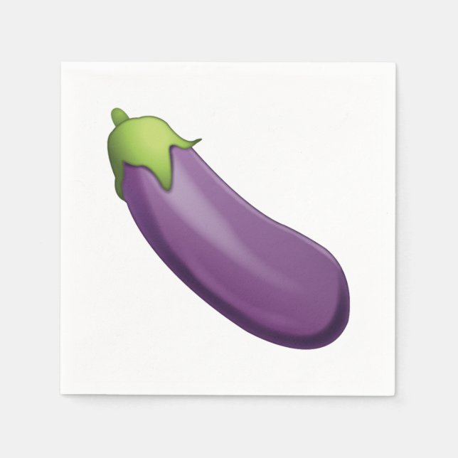 Guardanapo De Papel EggPlant - Emoji (Frente)