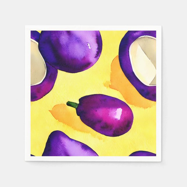 Guardanapo De Papel EggPlant - Napkin (Frente)