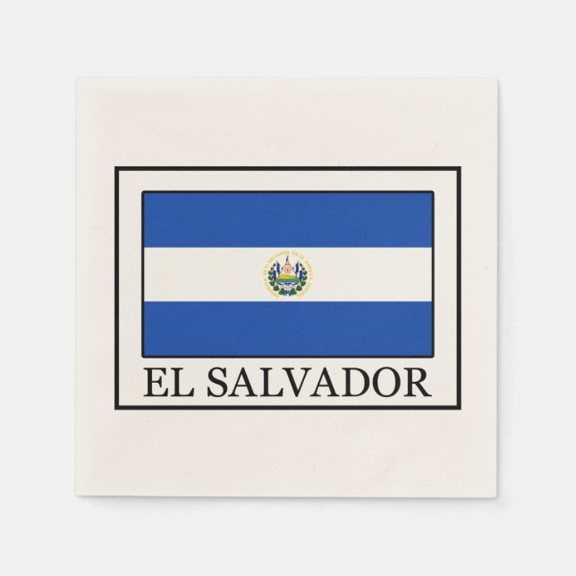 Guardanapo De Papel El Salvador (Frente)
