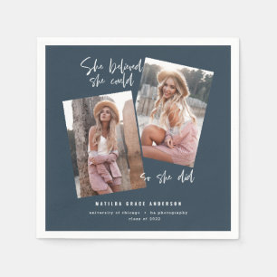 Guardanapo De Papel Ela acreditava que poderia, então ela fez a gradu