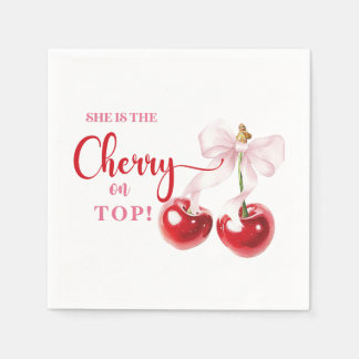 Guardanapo De Papel Ela é a Cherry no Top Napkins