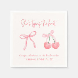 Guardanapo De Papel Ela é Casando de coquete rosa