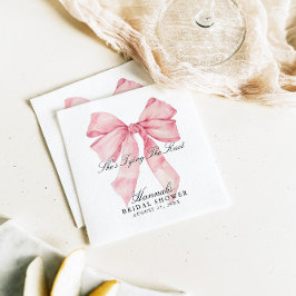 Guardanapo De Papel Ela é Casando Pink Arco Napkins