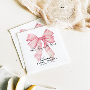 Guardanapo De Papel Ela é Casando Pink Arco Napkins