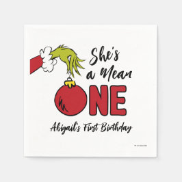 Guardanapo De Papel Ela é Má | Aniversário do Grinch