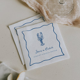 Guardanapo De Papel Ela é um Prêmio | Churrasco de Lagosta no Bridal S