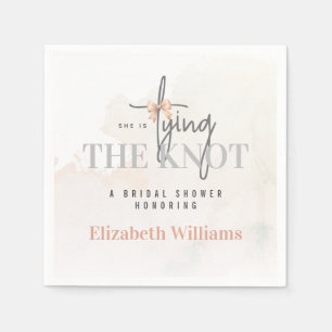 Guardanapo De Papel Ela É Uma Festa De Chá de panela De Rosa De Casand