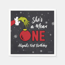 Ela é uma Pessoa Má | Aniversário Grinch Quadro Ne