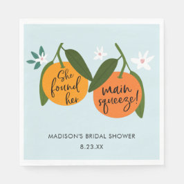 Guardanapo De Papel Ela Encontrou O Laranja De Compressão Principal