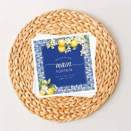 Guardanapo De Papel Ela Encontrou Seu Chá de panela Principal De Limõe