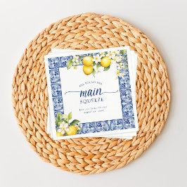 Guardanapo De Papel Ela Encontrou Seu Chá de panela Principal De Limõe