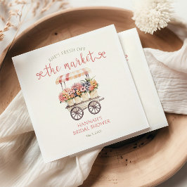 Guardanapo De Papel Ela Está Fresca Do Mercado Chá de Panela