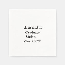 Guardanapo De Papel Ela fez isso formando adicionar a classe de nome d