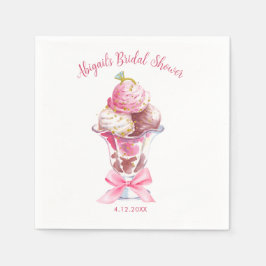 GUARDANAPO DE PAPEL ELA FOI LEVADA EM CHUVEIRO DE NOIVA