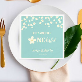 Guardanapo De Papel Ela não é adorável Daisy primeiro aniversario Flow