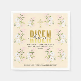 Guardanapo De Papel Ele Está Riscado, Páscoa De Areia Religiosa