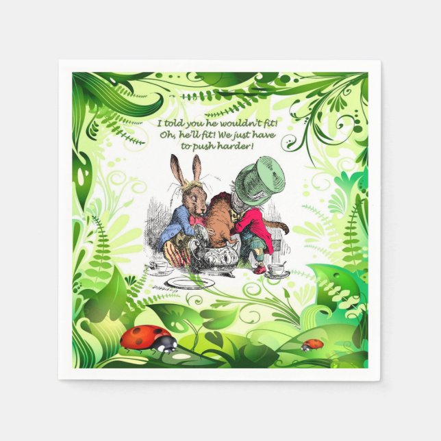 Guardanapo De Papel Ele vai Ajustado! 1 (Frente)