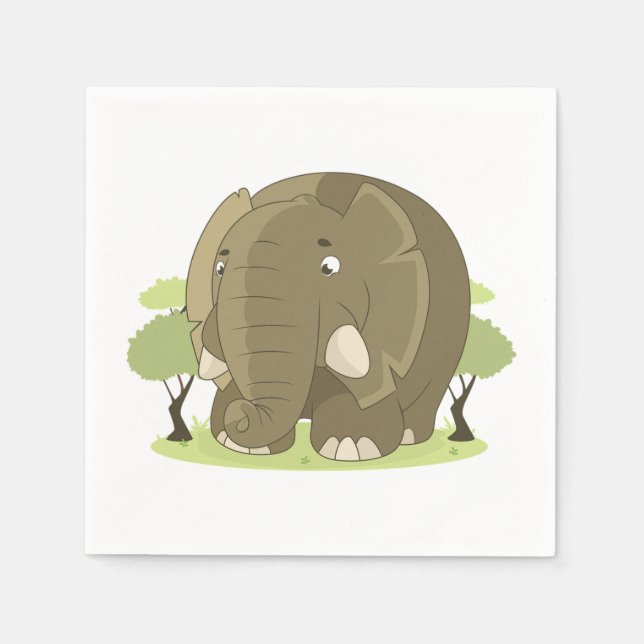 Guardanapo De Papel Elefante (Frente)