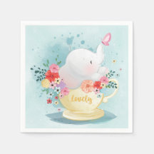 Elefante De Teacup De Aquarela