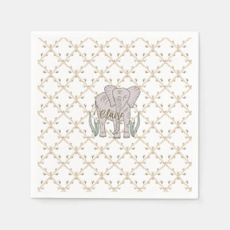 Guardanapo De Papel Elefante e Bambu