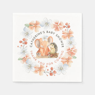 Guardanapo De Papel Elefante Hedgehog Obrigado Por Dar Nome A Chá de