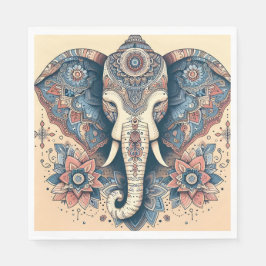 Guardanapo De Papel Elefante Incrível de Estilo Indiano