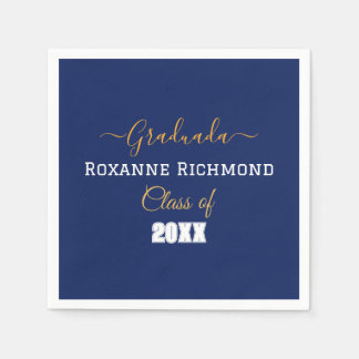 Guardanapo De Papel Elegant Blue Photo Spain graduado