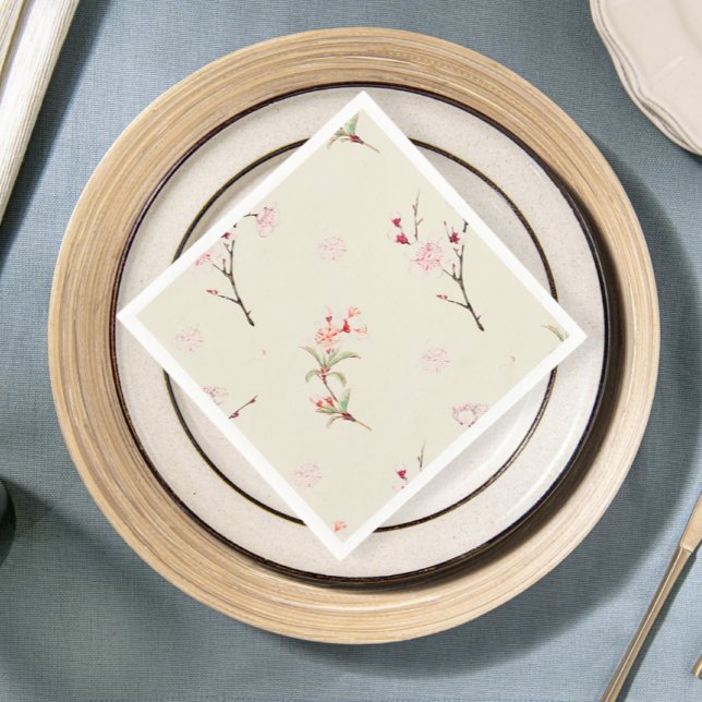 Guardanapo De Papel Elegant Cherry Blossom Tablecloth Set (Criador carregado)