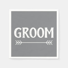 Guardanapo De Papel elegant chic GROOM |