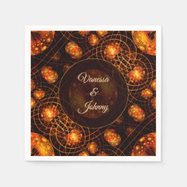 Guardanapo De Papel Elegant Classic Boho Modern Gold #901 Wedding