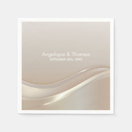 Guardanapo De Papel Elegant Cream Wedding