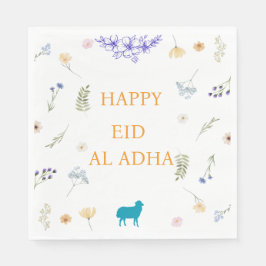 Guardanapo De Papel Elegant Floral Eid al-Adha Table Paper Design
