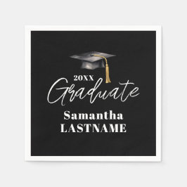 Guardanapo De Papel Elegant Graduation Party Any Year Paper Napkin