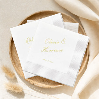 Guardanapo De Papel Elegant Island Citrus Wedding Cocktail Napkins