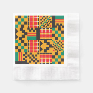 Guardanapo De Papel Elegante African Kente Design Paper Napkins