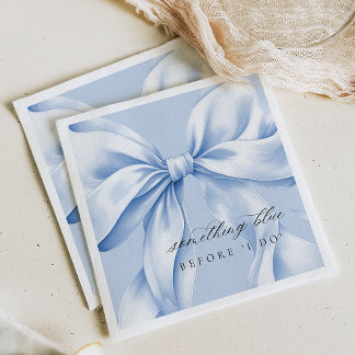 Guardanapo De Papel Elegante Algo Azul Papel Arco Nápoles