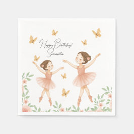 Guardanapo De Papel Elegante Ballerina - Papel de Festa de aniversário