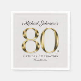 Guardanapo De Papel Elegante de Cinzas de Luz Dourada Solida de 80 Bir